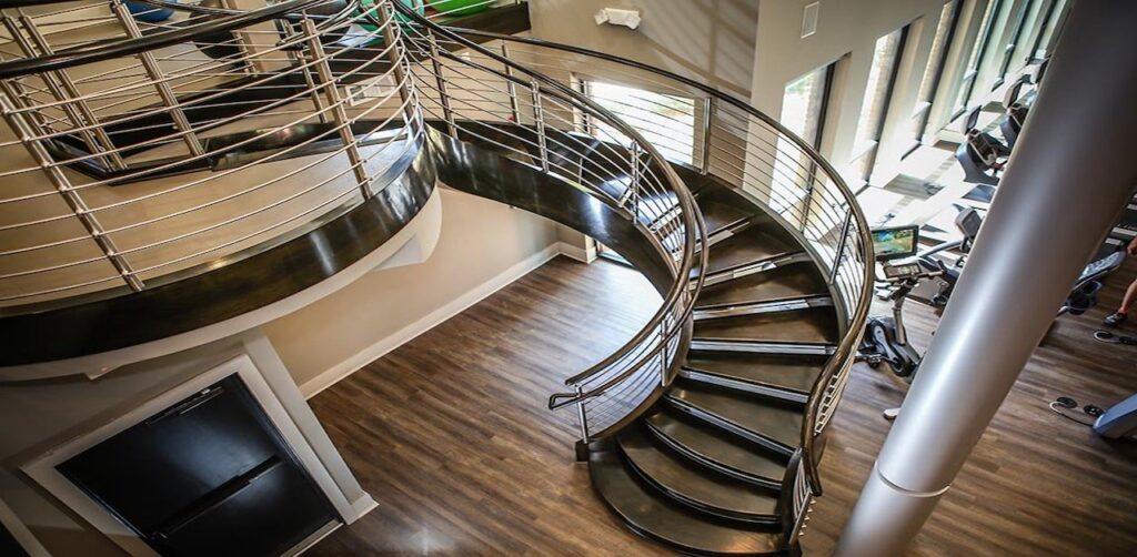 Modern Stair Design Commercial Stainless Steel Staircases