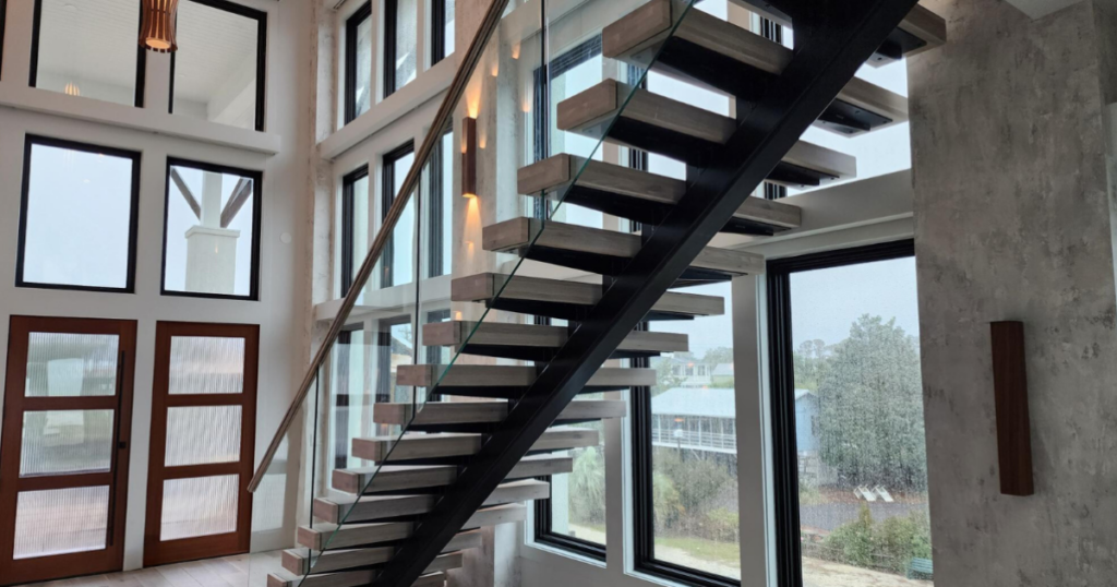 Stair-Remodel-with Floating-Stair-Systems