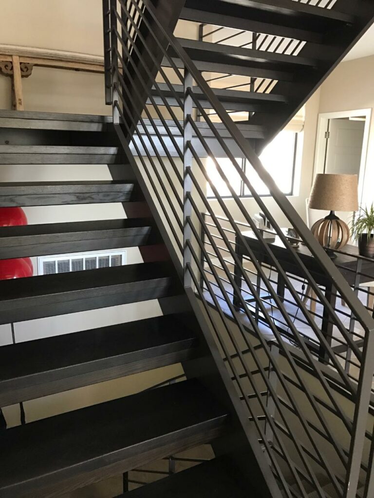 Custom Staircase Design Flagstaff AZ stair railing remodel