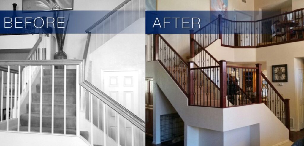 Arizona Stair Remodel Upgrade and Modernize Without Demolition